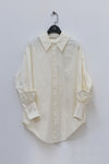 SWAYING/KNIT Double Collar Long Shirt SW211SZ48